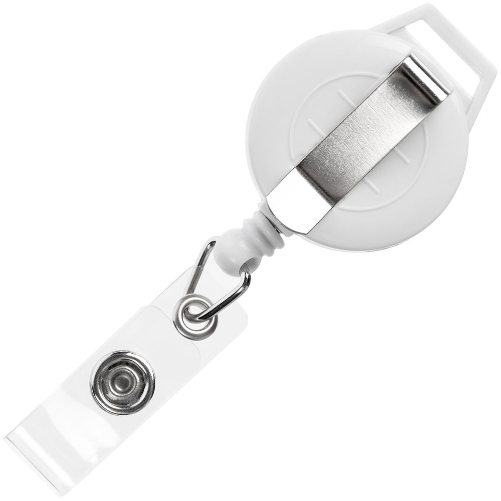 Ретрактор Attach New с ушком под ленту, белый-2