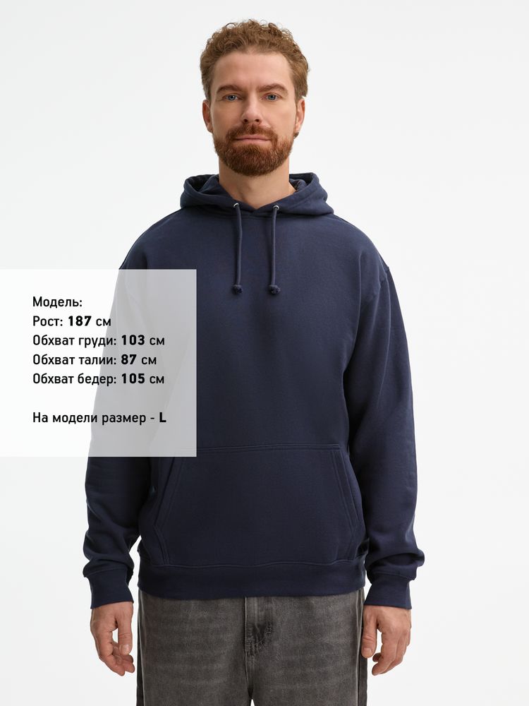 Худи унисекс Condor, темно-синее-4