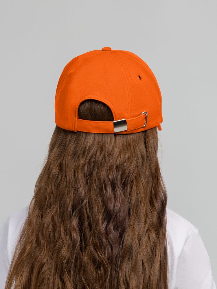 Бейсболка детская Capture Kids, оранжевая-3