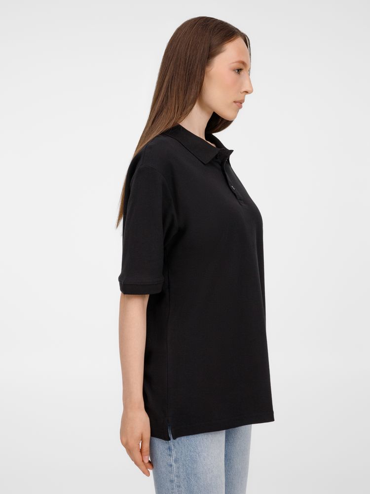 Рубашка поло унисекс Upswing, черная-7