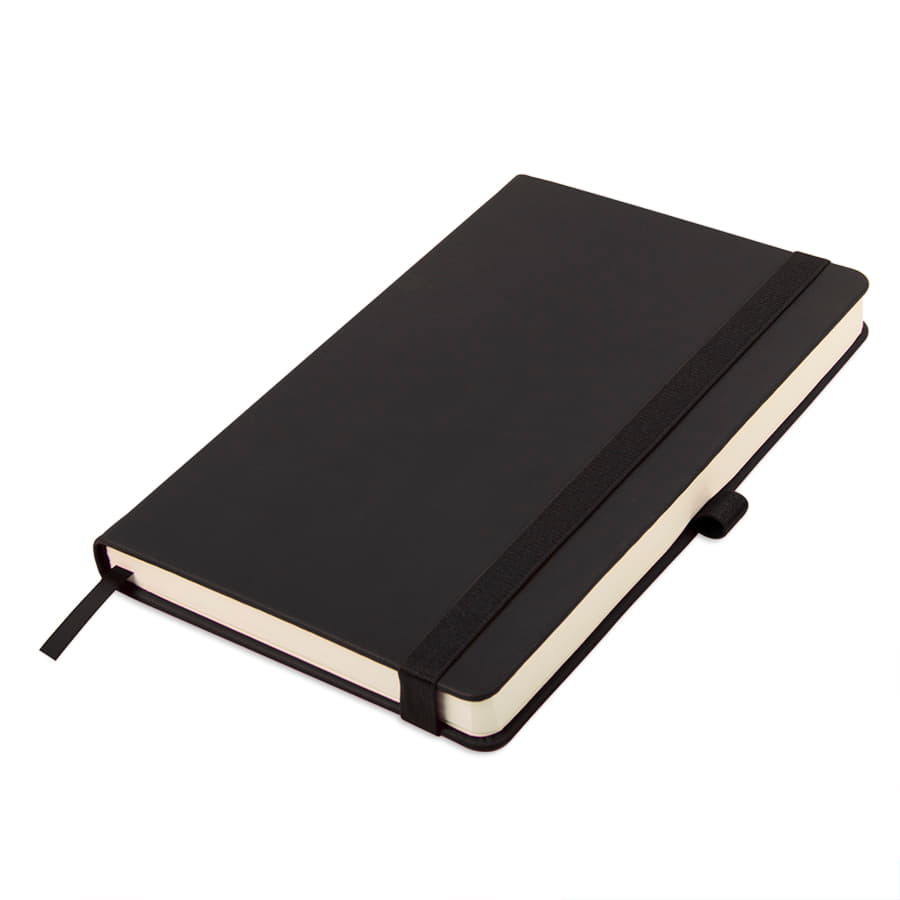 Ежедневник недатированный HAMILTON, A5, черный, кремовый блок, черный-5