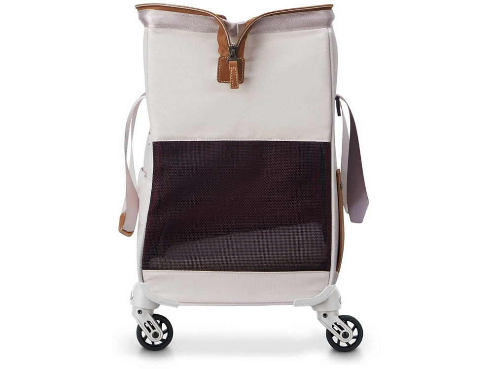 Сумка для перевозки животных DELSEY, CHATELET AIR 2.0,  на колесах, 42л, белый-4