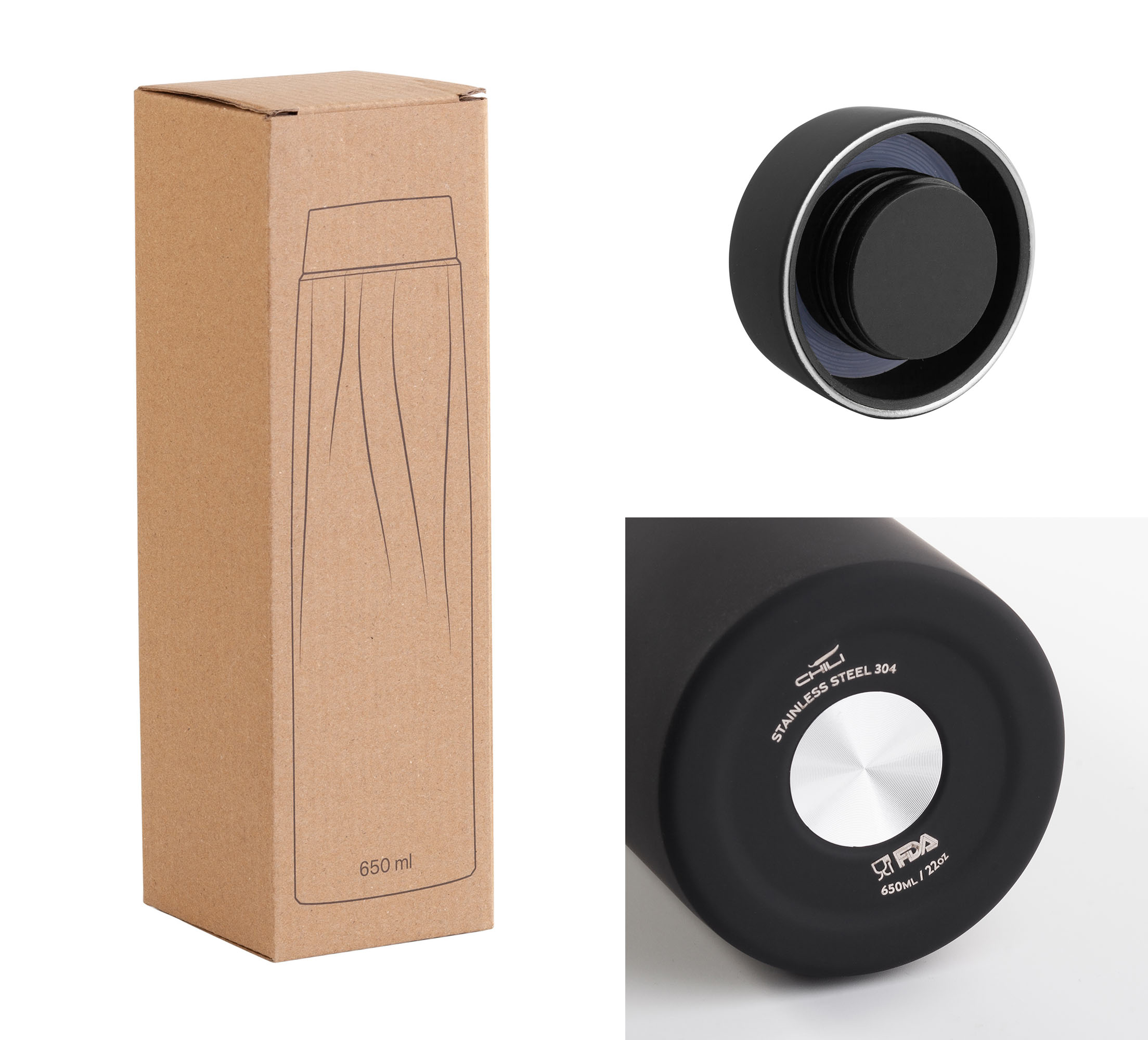 Бутылка для воды "Calypso" 650 мл-6