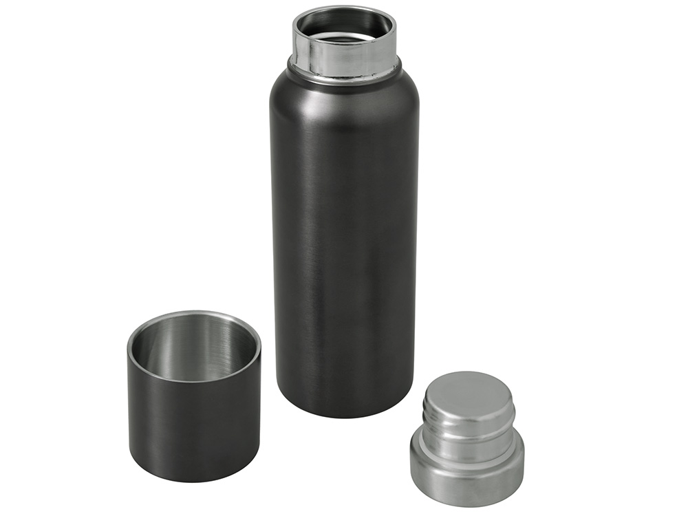 Вакуумный термос c магнитной крышкой Magne, 500 мл, темно-серый-5