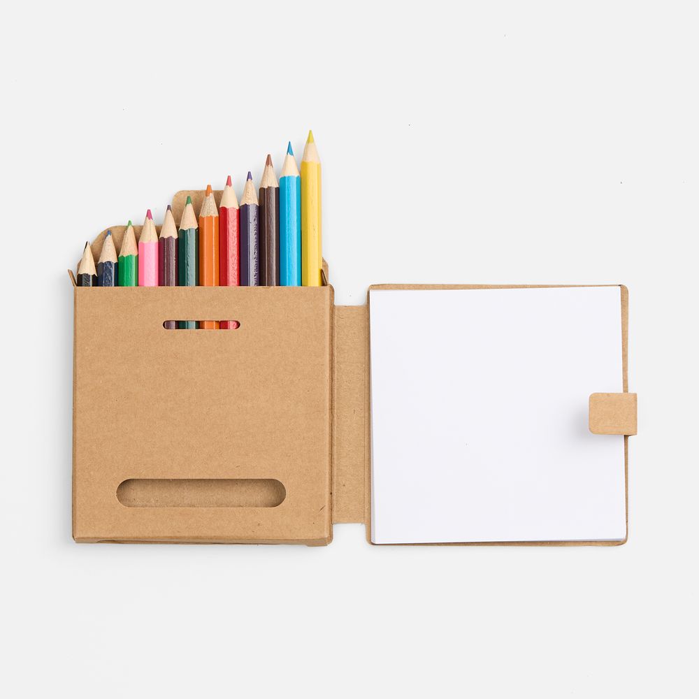 Набор цветных карандашей с блокнотом Pencilvania Traveler-0