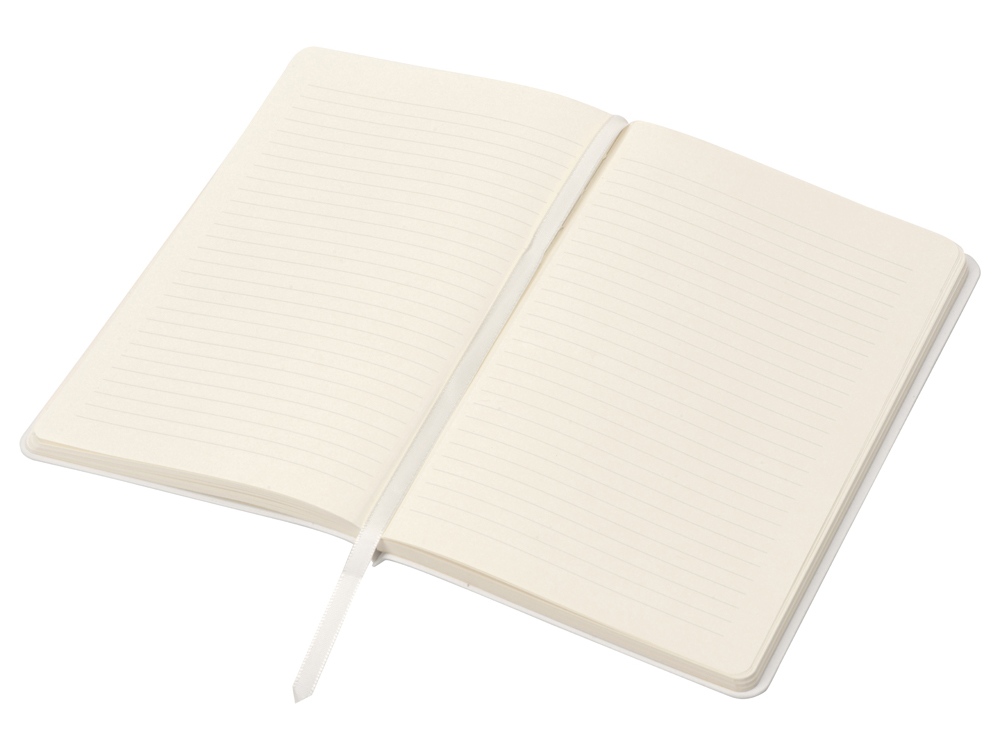 Блокнот Notepeno 130x205 мм с тонированными линованными страницами, белый-2