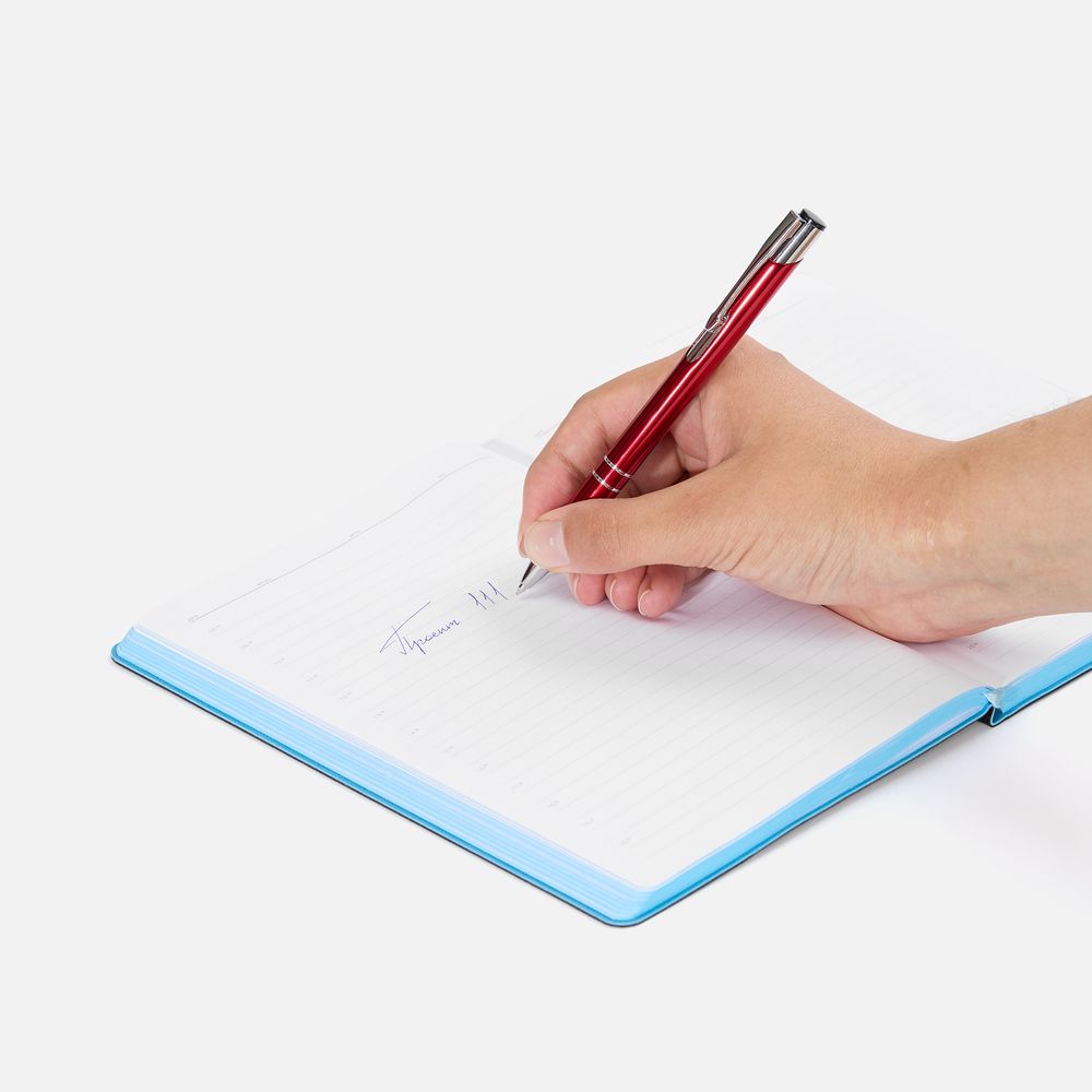 Ручка шариковая Keskus, красная-3