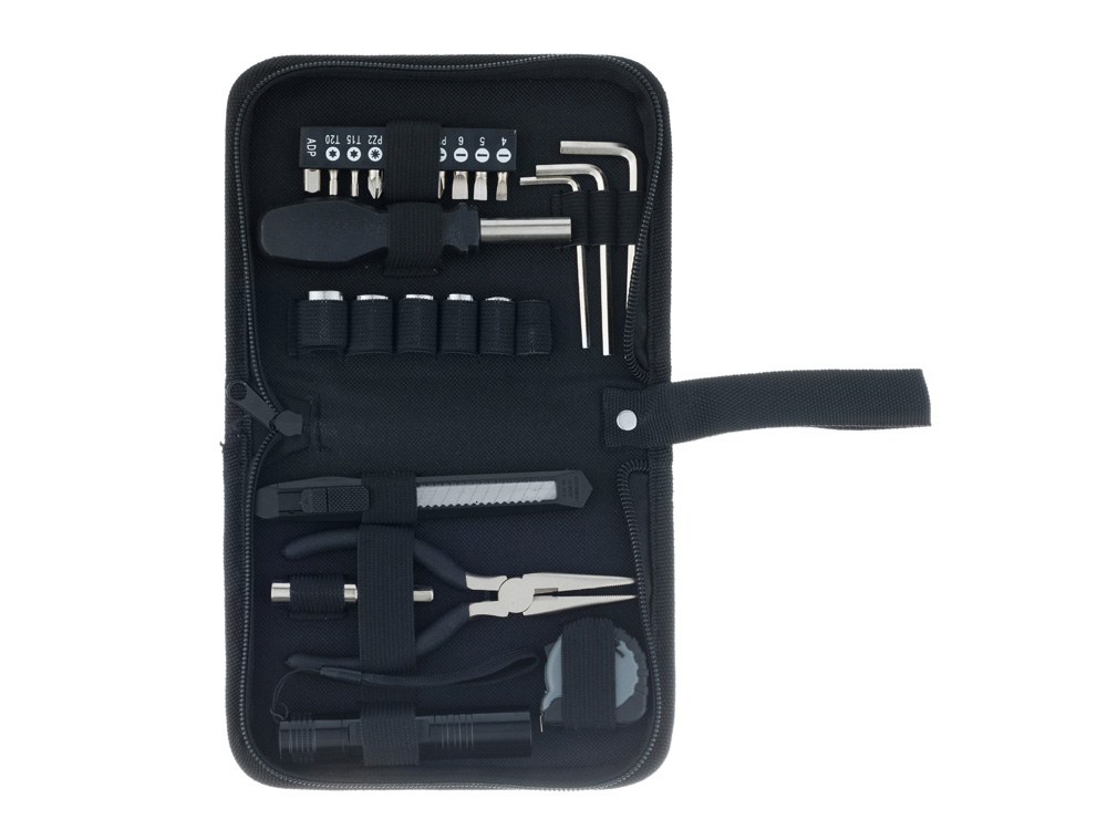 Набор инструментов Stinger, 25 инструментов, в нейлоновом чехле, 172х125х42 мм, чёрный-4
