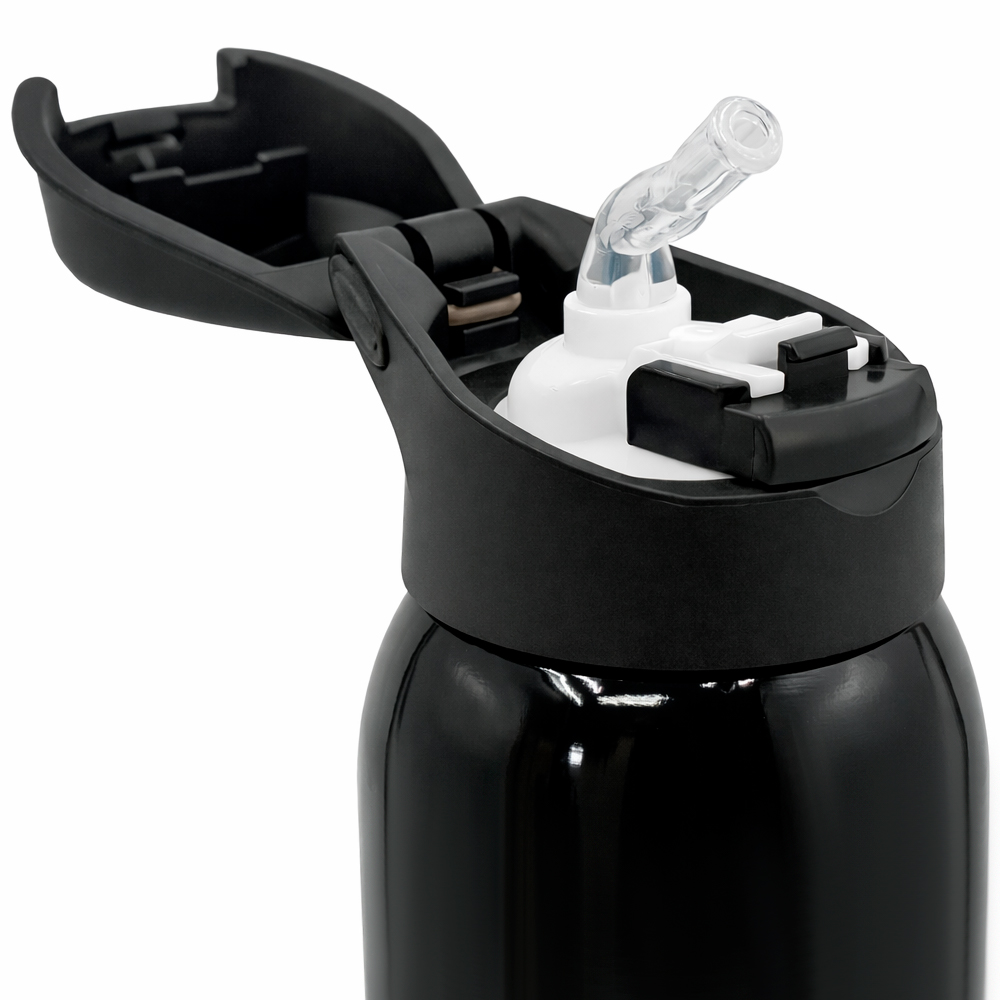 Термобутылка Trekker, Чёрный-2