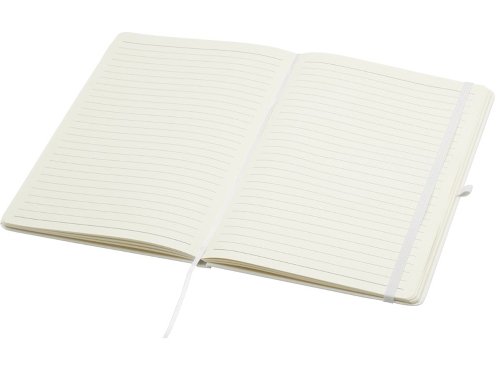 Блокнот Spectrum Plus формата A5 в твердой обложке - Белый-3
