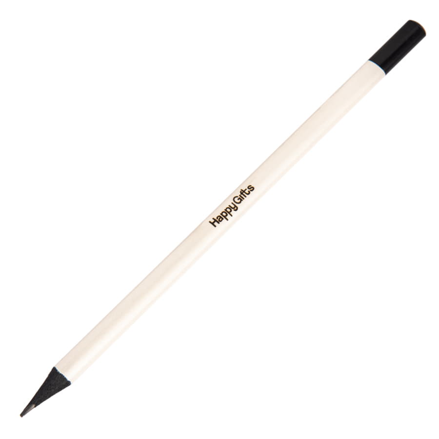 Карандаш чернографитный трехгранный IMAGE, HB, белый, черный-5