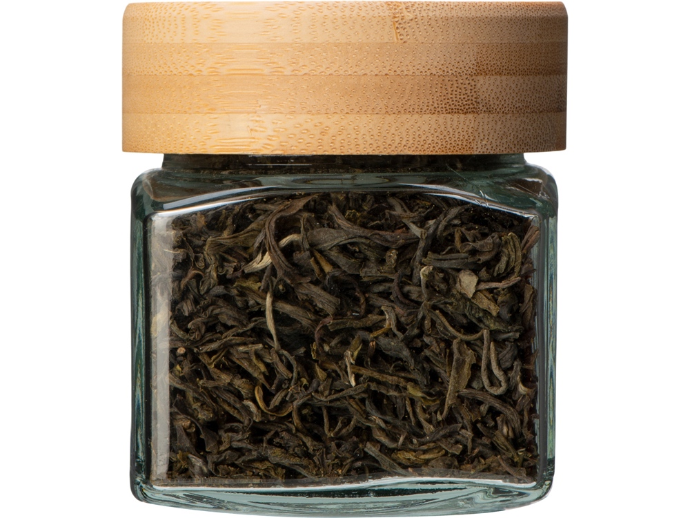 Чай зеленый, серия Ceremony, Маофэн (ворсистые пики), стеклянная банка-1