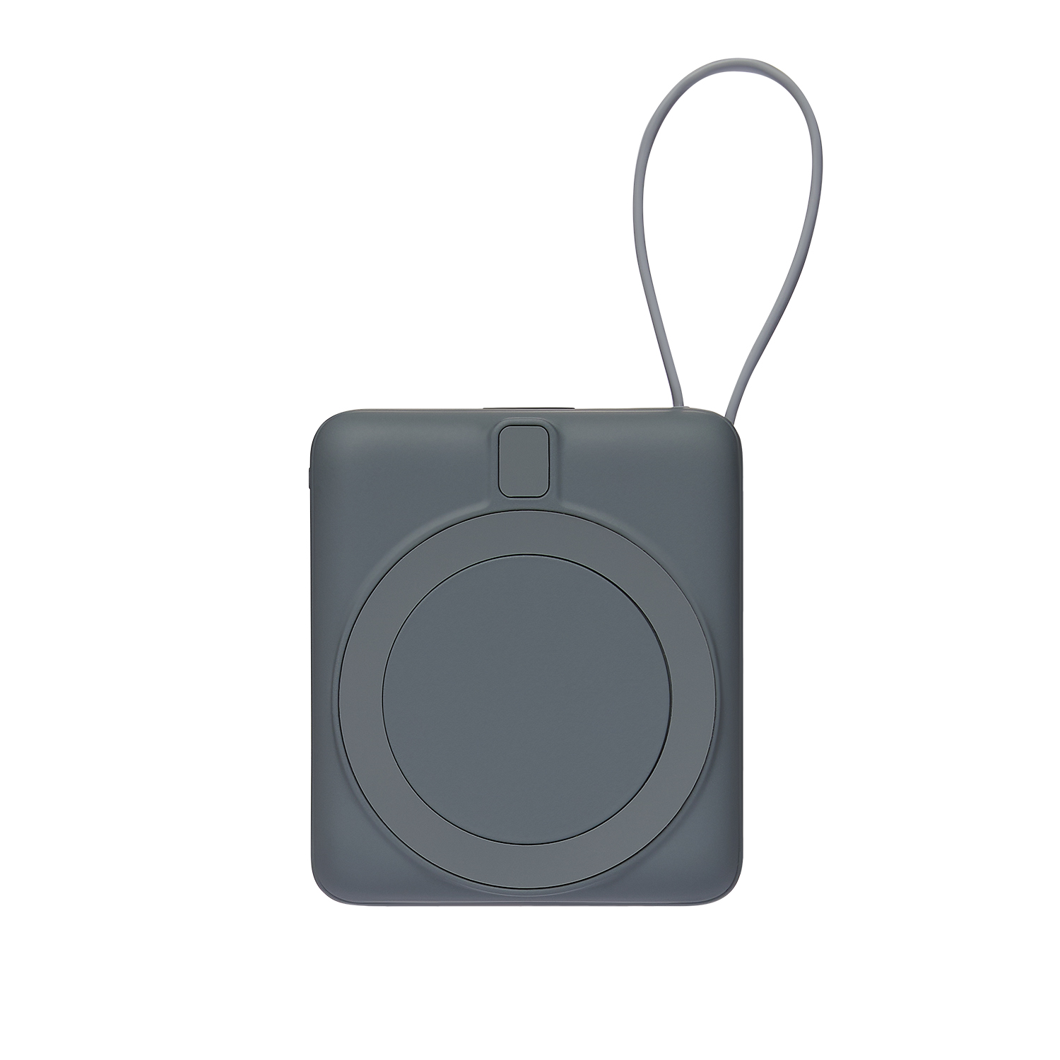 Внешний аккумулятор с подсветкой Риттер PD (Ritter PD) 10000mAh с функцией беспроводной зарядки 15W, серый-4