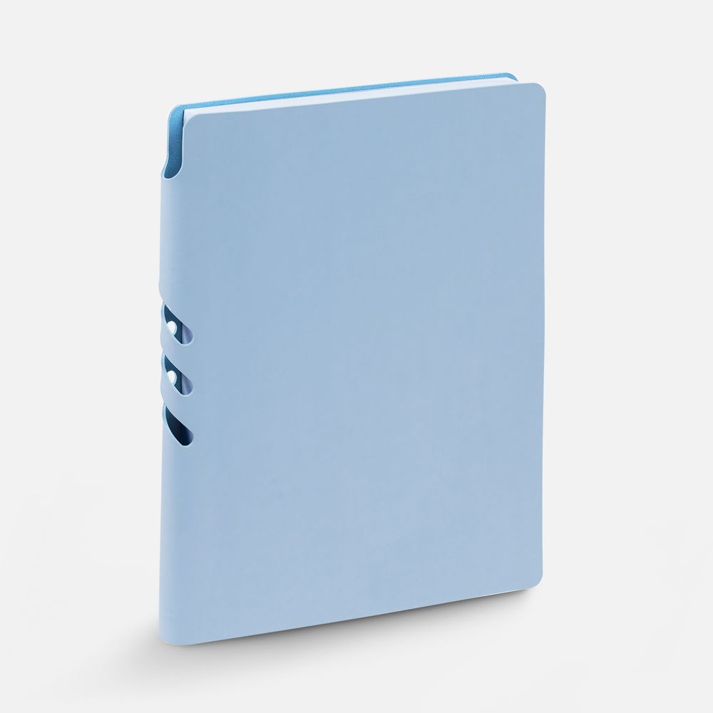 Ежедневник Flexpen Shall, недатированный, голубой-1