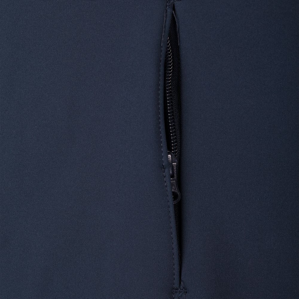 Куртка женская Hooded Softshell темно-синяя-4