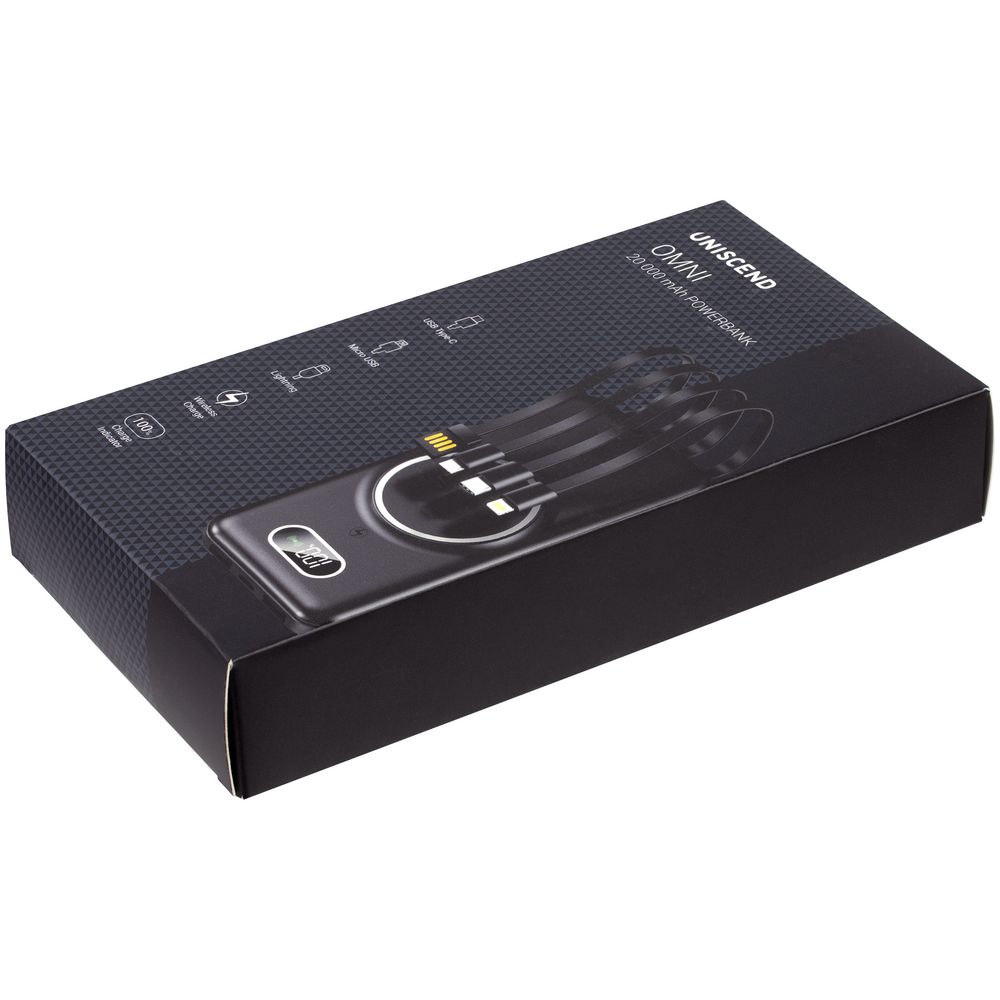 Внешний аккумулятор Omni XL 20000 мАч, черный-3