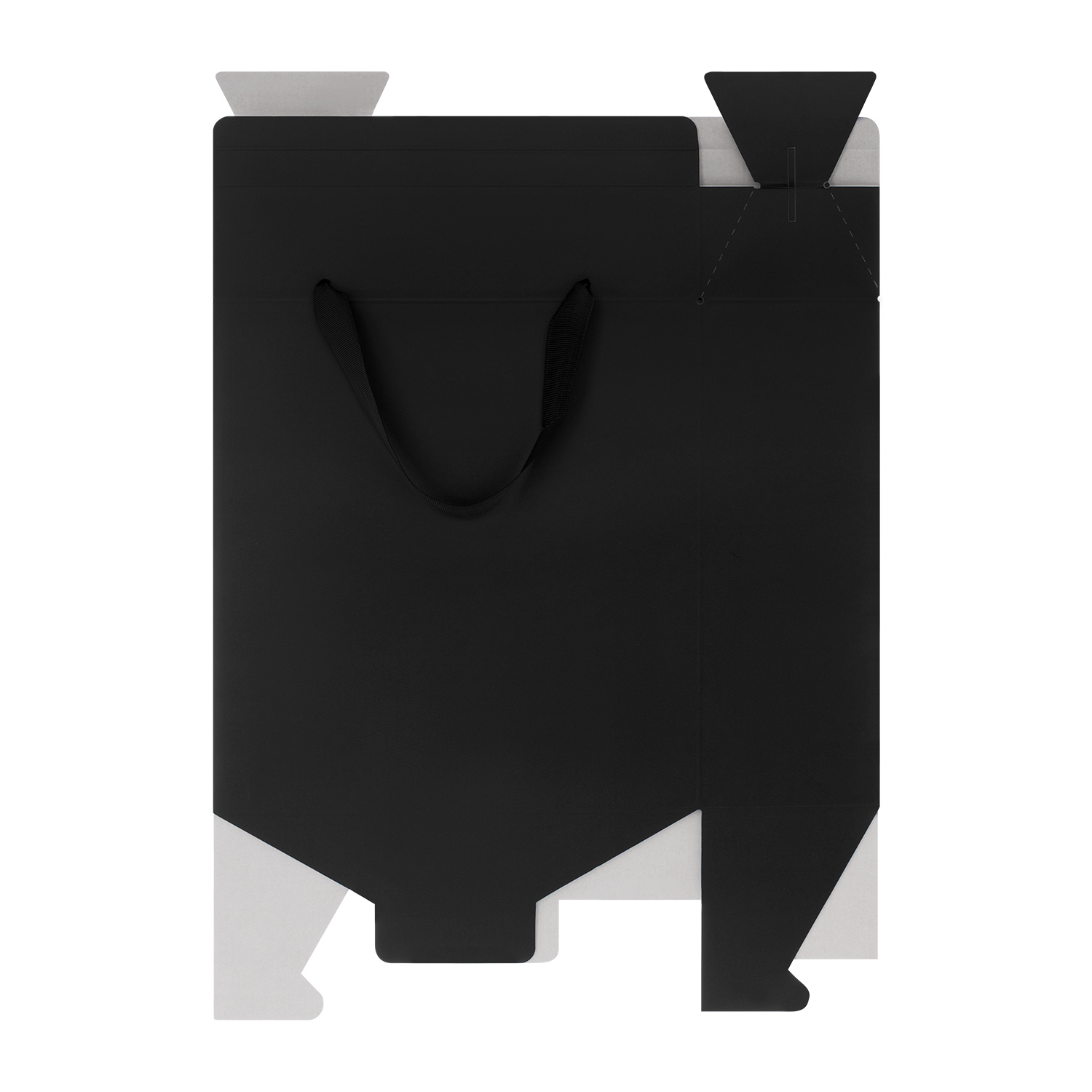 Подарочная коробка-пакет универсальная большая, черная-2