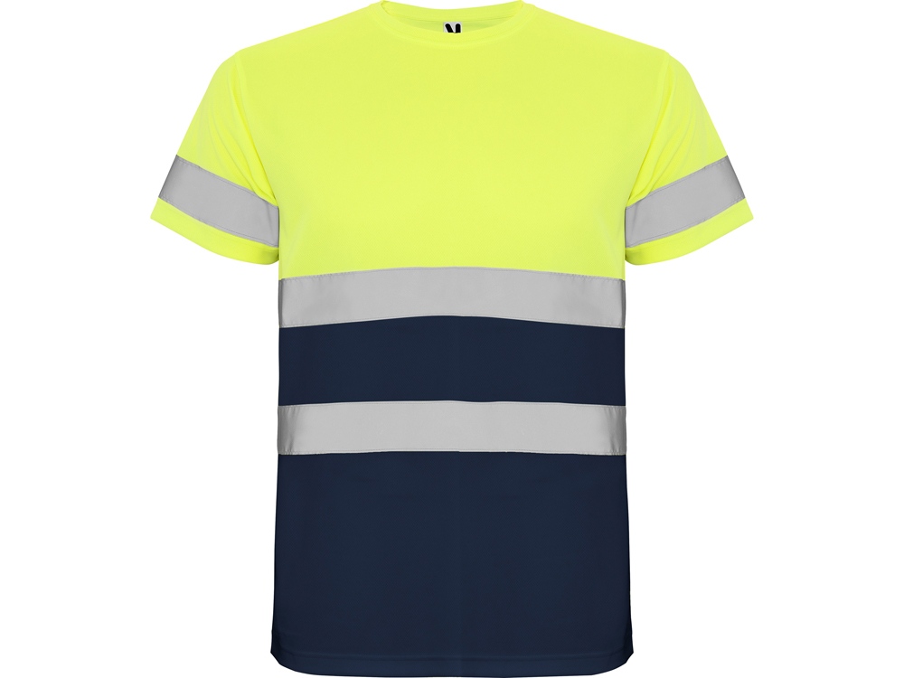 Футболка Delta мужская, нэйви/неоновый желтый-0