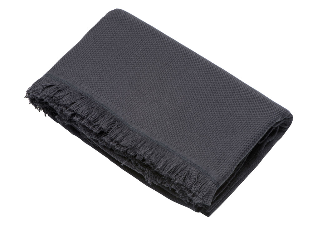 Плед Lina133x180 см., 100% хлопок, серый-3