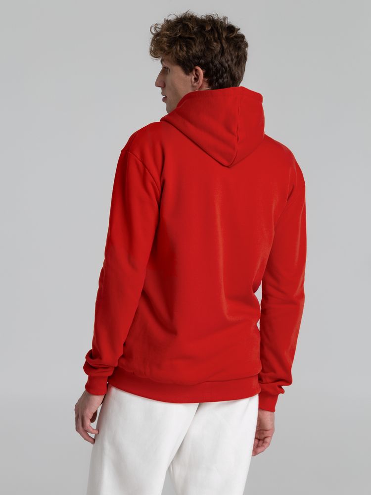 Толстовка на молнии с капюшоном Siverga Heavy 2.0, красная-5
