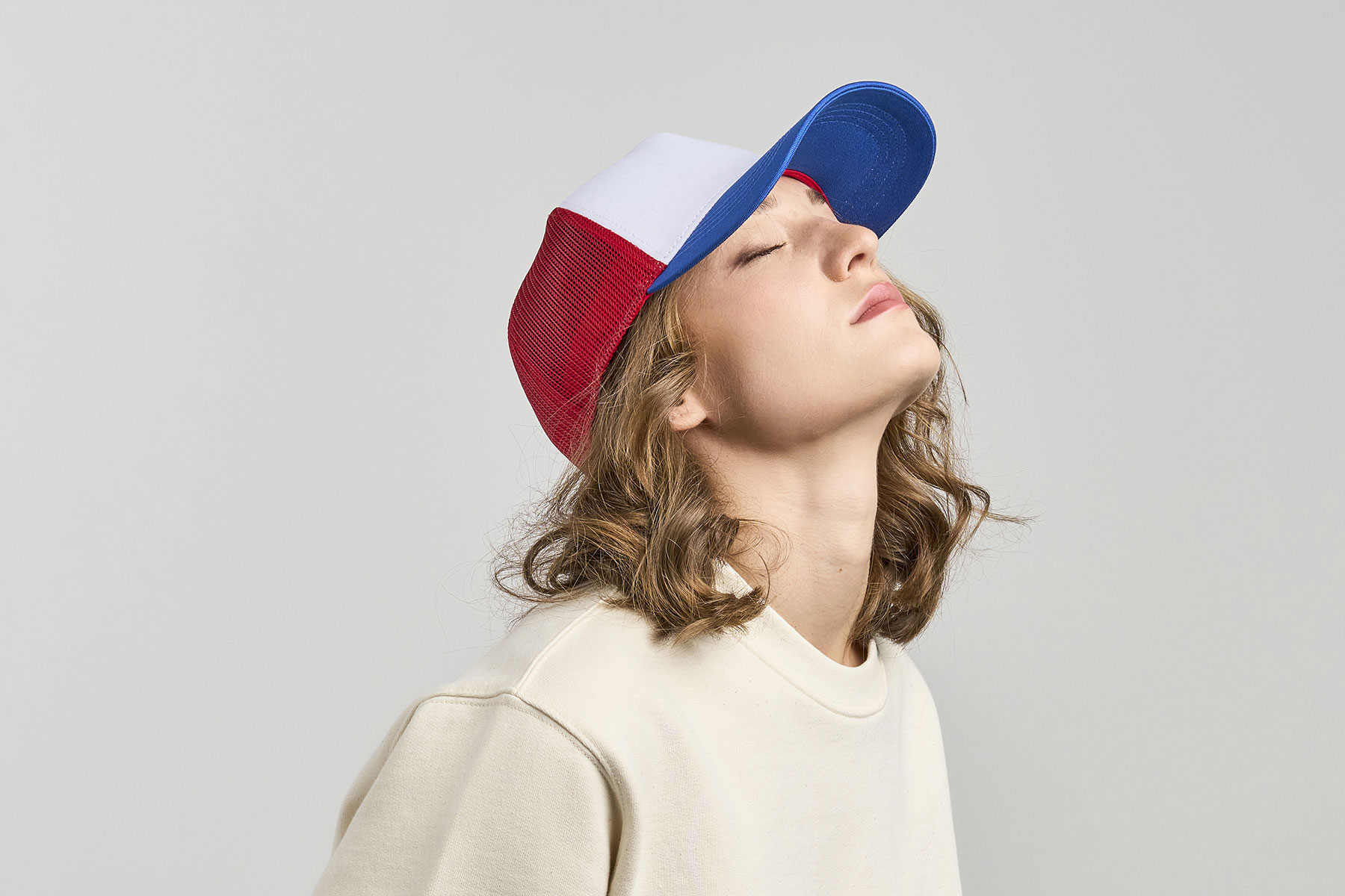 Бейсболка RAPPER COTTON-S, 5 клиньев, пластиковая застёжка, горчичный-3