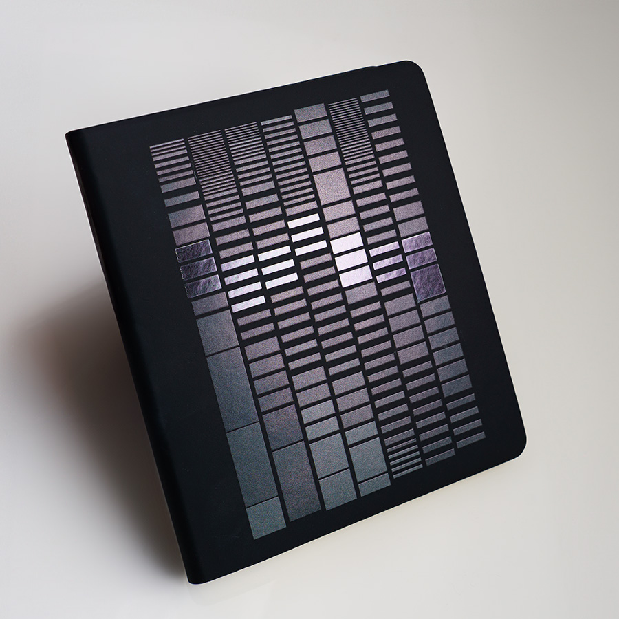 Бизнес-блокнот CUBI, B6+, в линейку, черный-4