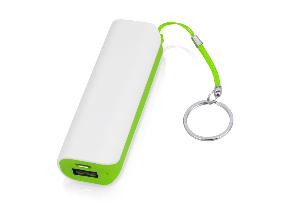Портативное зарядное устройство (power bank) Basis, 2000 mAh, зеленое яблоко-0