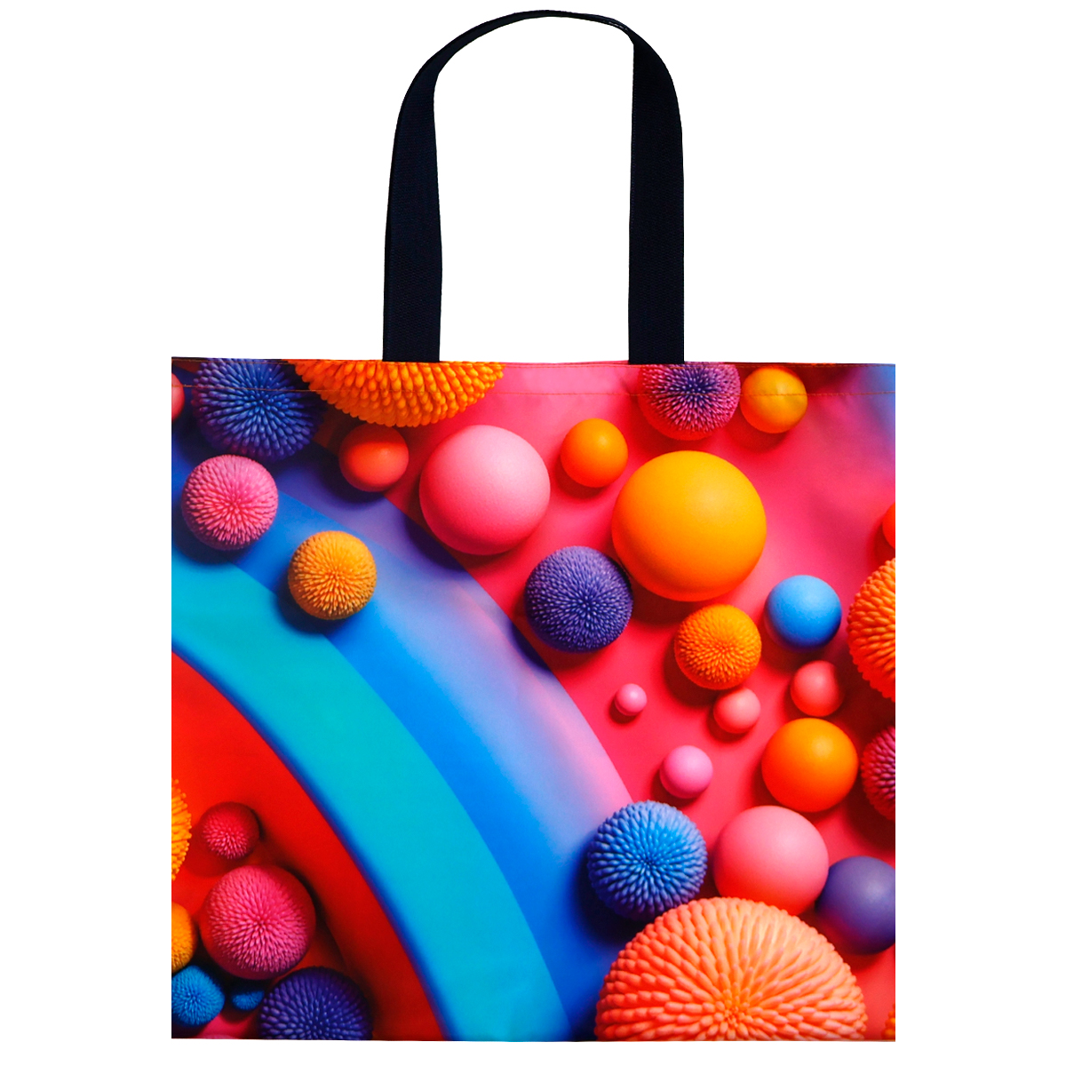 Сумка для покупок Слинг с полноцветной печатью, Мультиколор-1