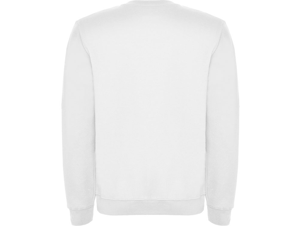 Свитшот с начесом Clasica унисекс, белый-1