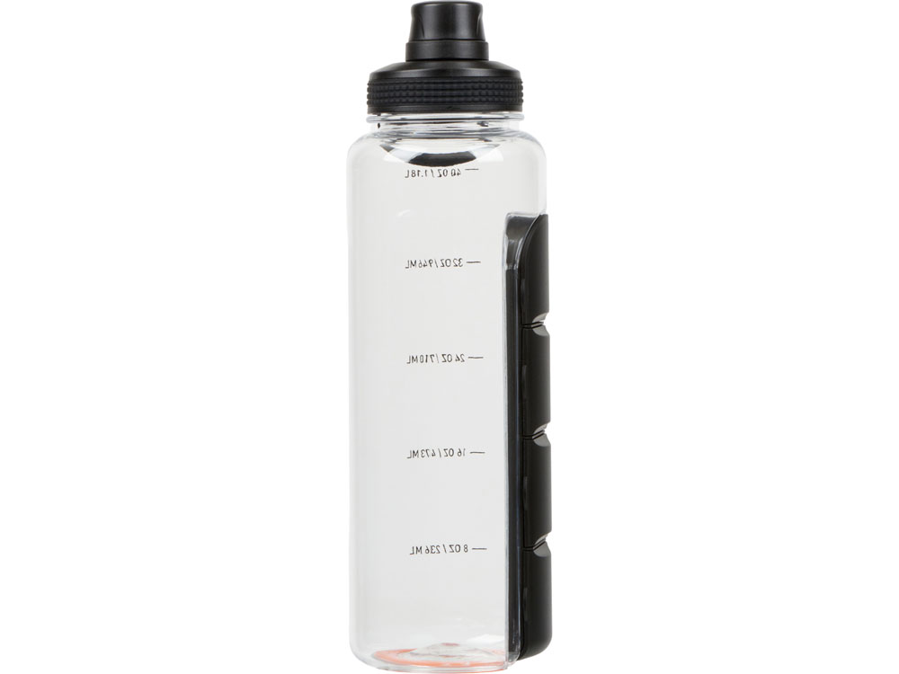 Бутылка для воды Electrolyte, черный-4