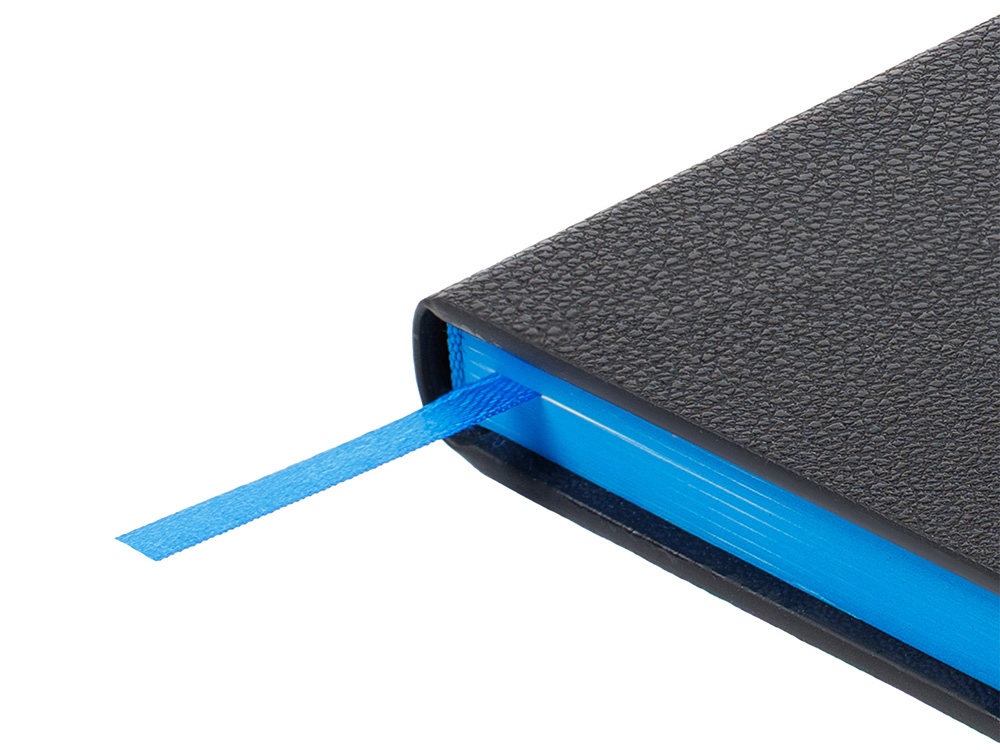 Ежедневник недатированный с магнитным клапаном А5 Venezia, черный-3