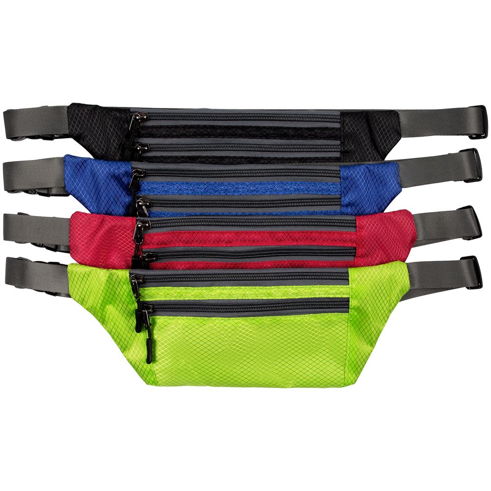 Спортивная поясная сумка Run for Fun, синяя-5