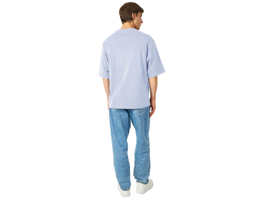 Футболка Berlin к/р оверсайз, 100% хлопок, 180гр, небесно-голубой-4