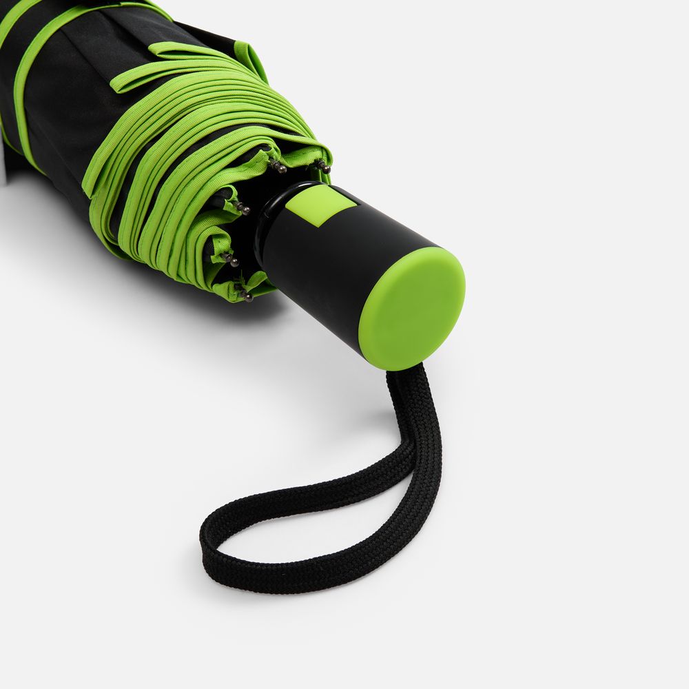 Зонт складной Edgeline, зеленое яблоко-6