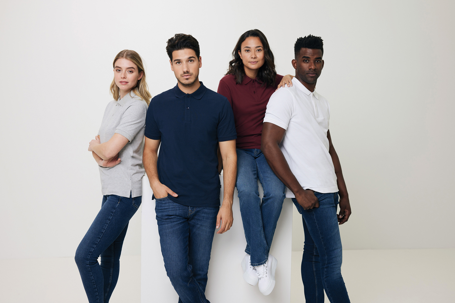 Рубашка поло Iqoniq Yosemite из переработанного хлопка-пике, унисекс, 220 г/м²-5