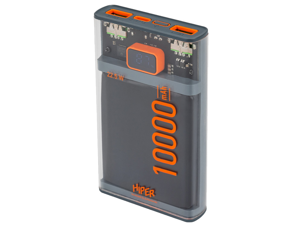 Внешний аккумулятор CORE X, 10000 mAh, черный-0