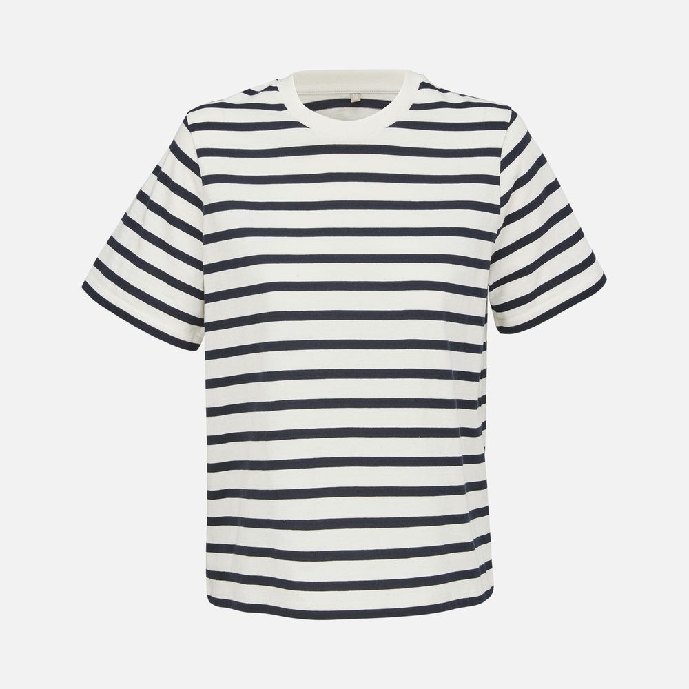 Футболка женская Legend Women, молочно-белая с темно-синим-1