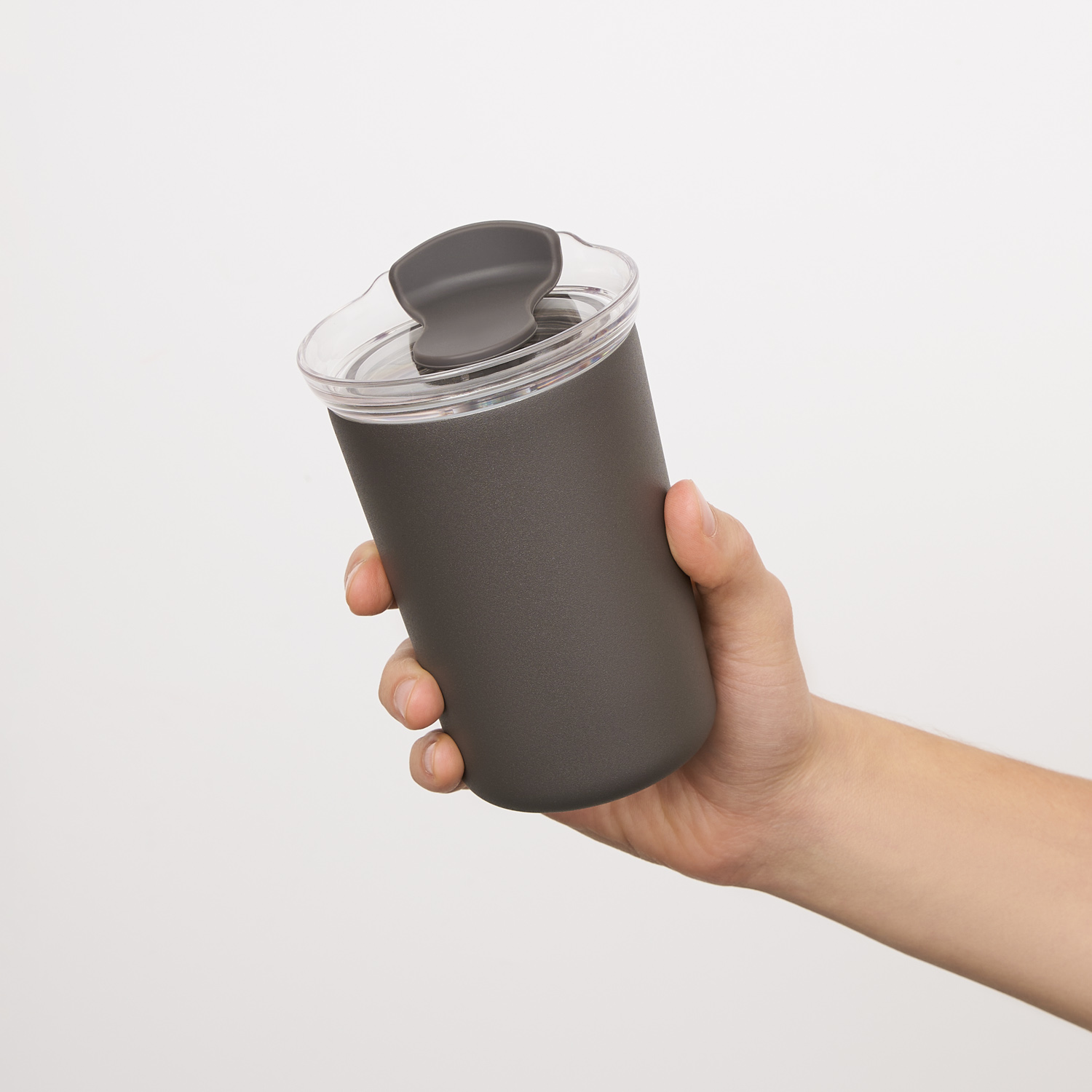 Термокружка вакуумная Strada, серая-12