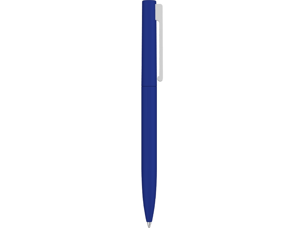Шариковая ручка  Bright F Gum soft-touch, синий-3