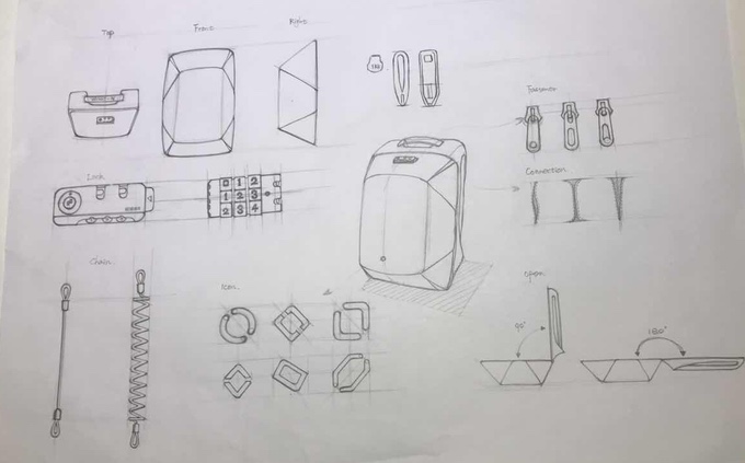 Рюкзак ClickPack Pro 46х34х16 см, комбинированный черный/серый-27