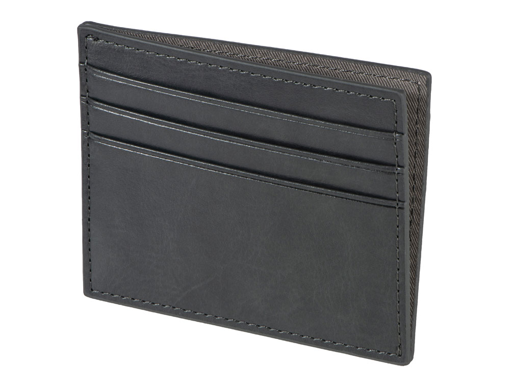 Картхолдер для 6 пластиковых карт с RFID-защитой Fabrizio, серый-3