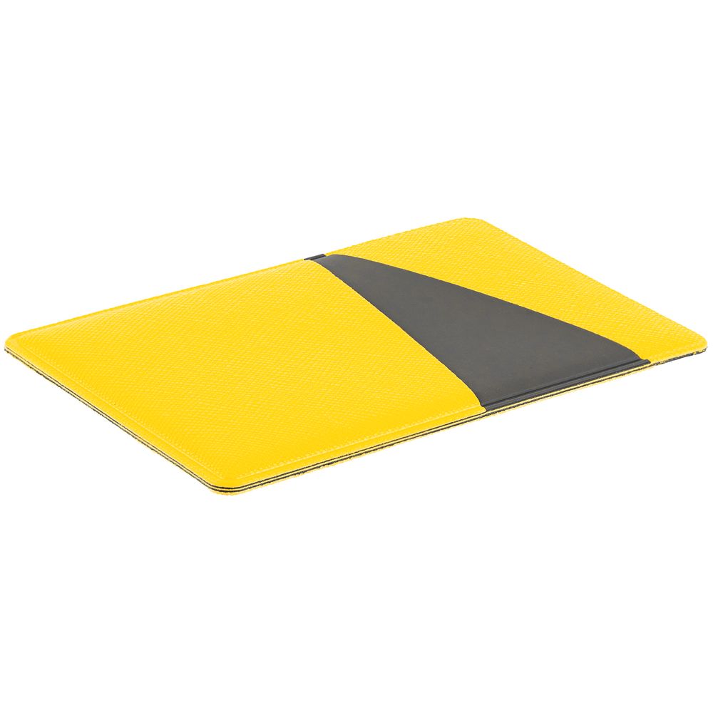 Картхолдер Dual, серо-желтый-2