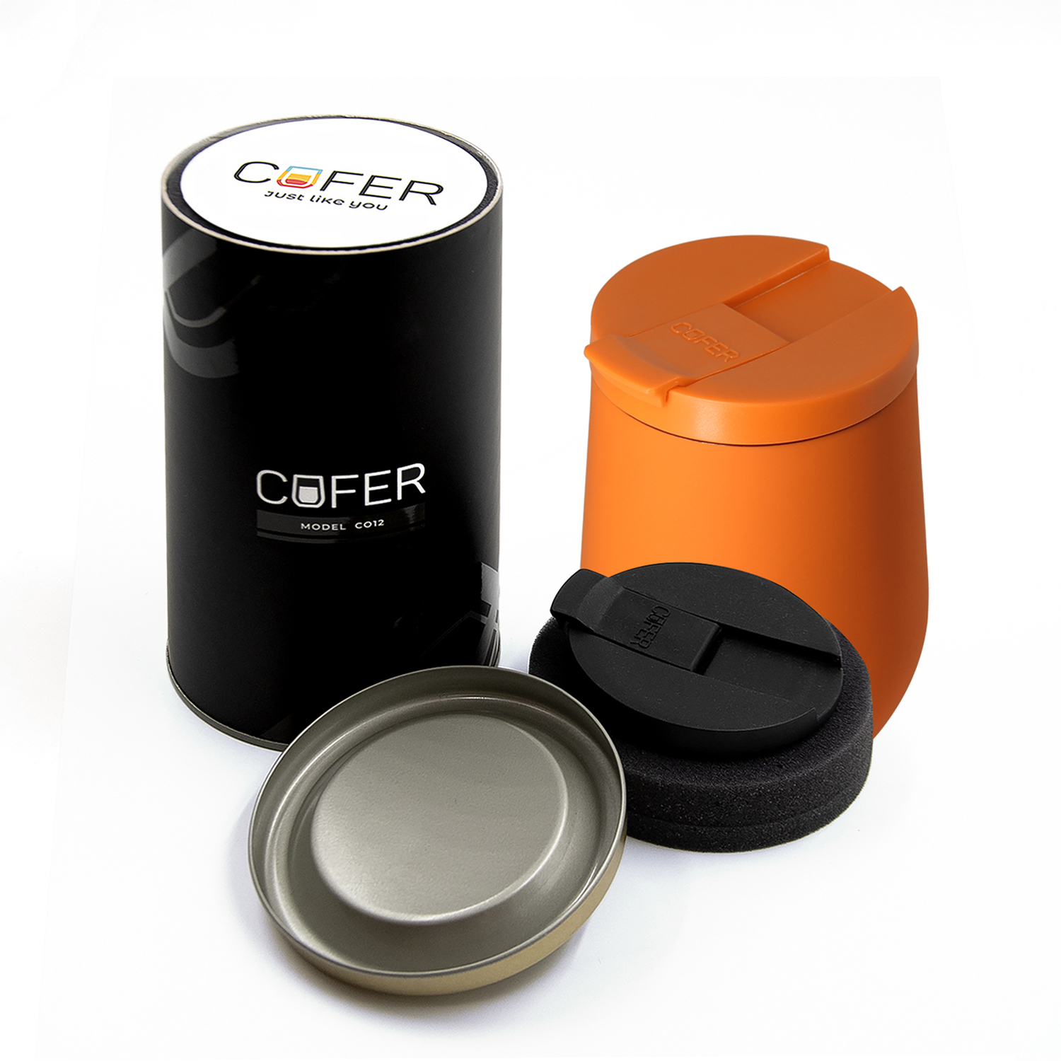 Набор Cofer Tube NEO DUO CO12s (М) black (оранжевый с чёрным)-0