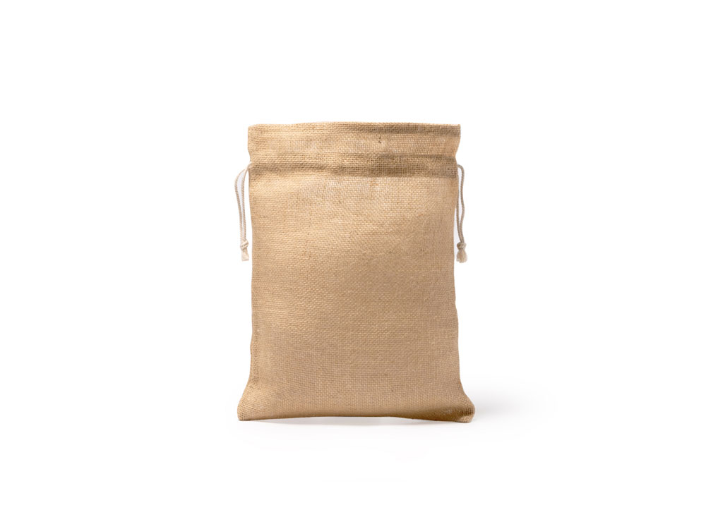 Мешочек PARMA из натурального джута, бежевый-3