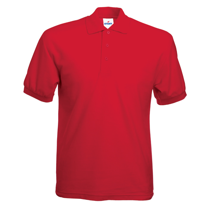 Поло мужское "Mister Style", красный-0