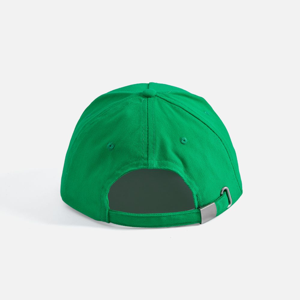 Бейсболка Long Beach, ярко-зеленая с белым-4