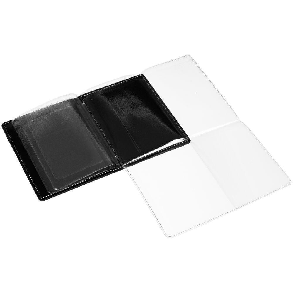 Обложка для автодокументов «Комфорт», черная-2