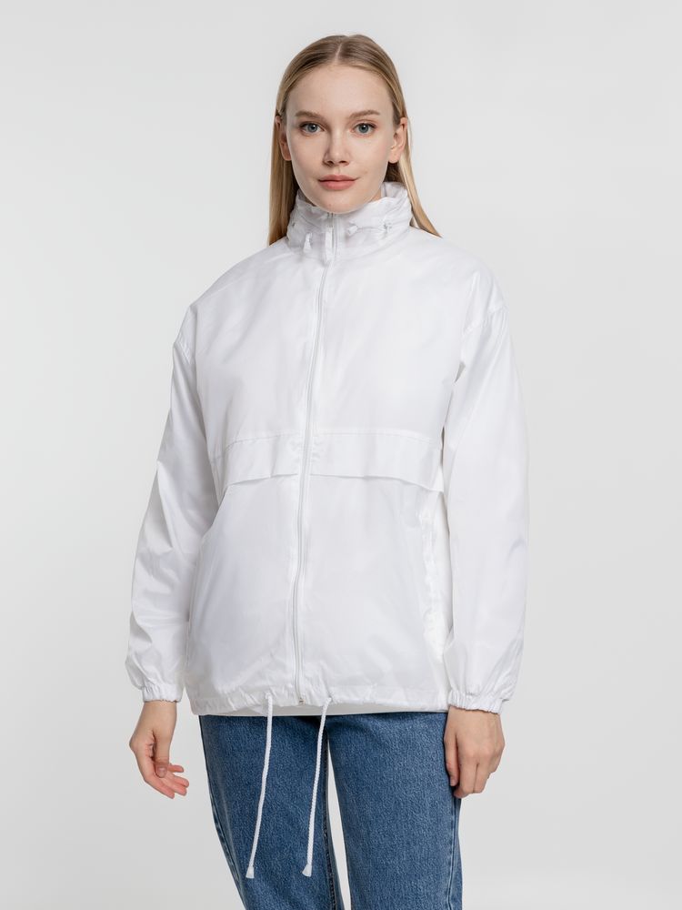 Ветровка из нейлона Surf 210, белая-6