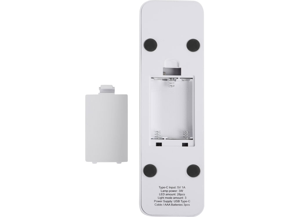 Складывающаяся настольная LED лампа Stack N, 3 Вт, белый-14