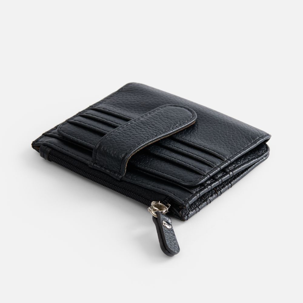 Картхолдер на молнии Unison, черный-1